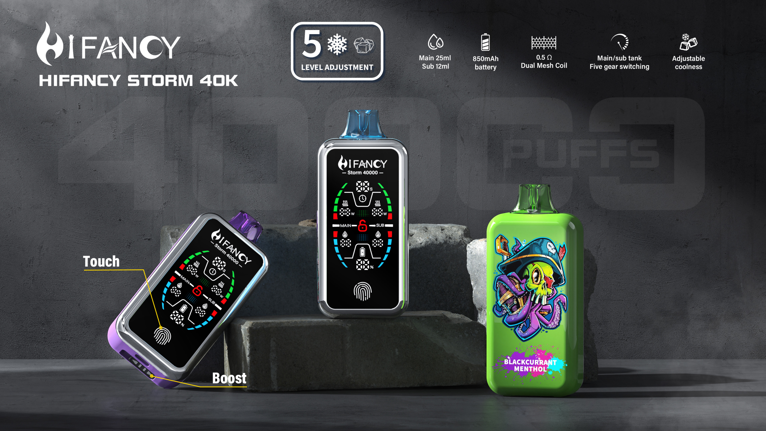 Disposable vape Hifancy Storm 40000