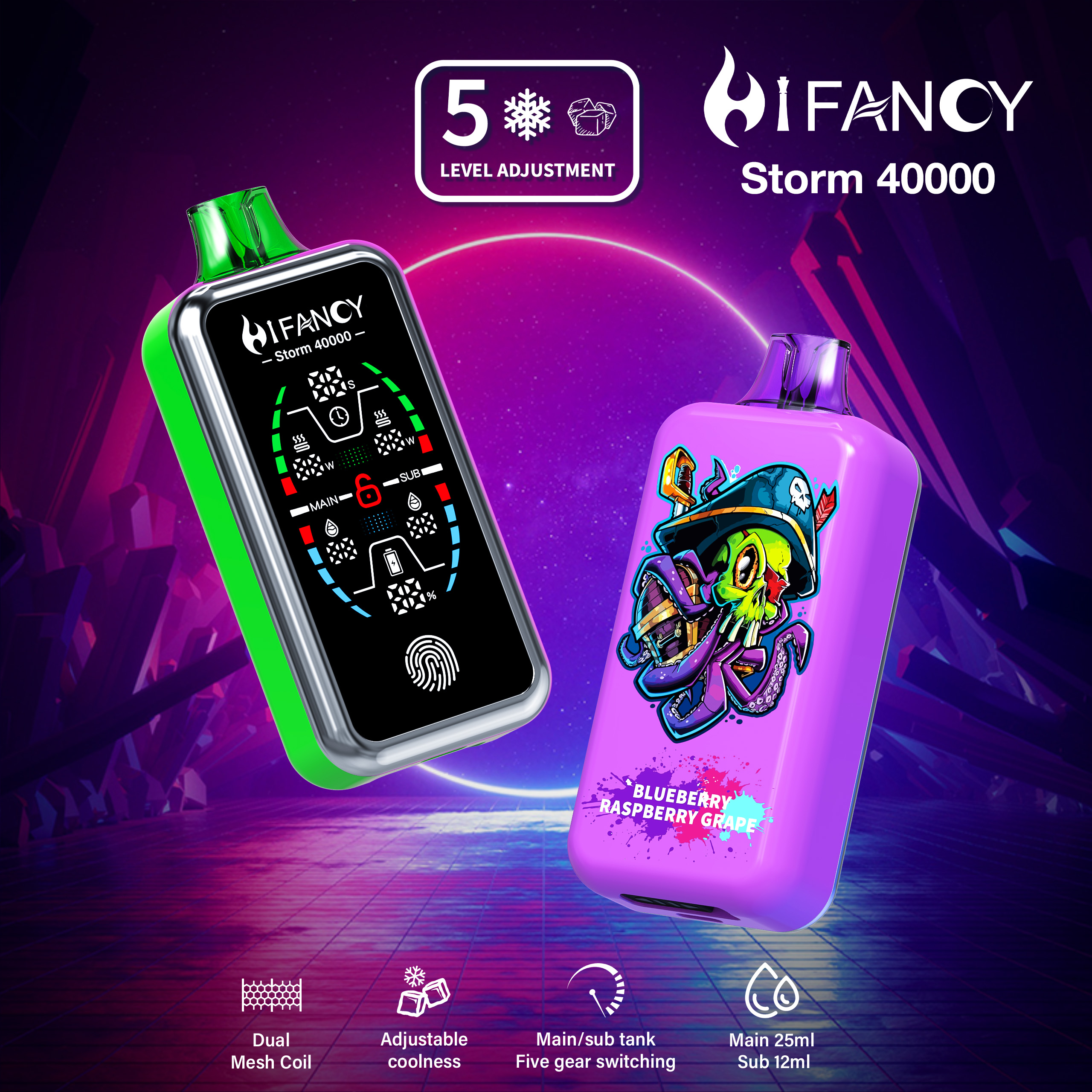 Disposable vape Hifancy Storm 40000