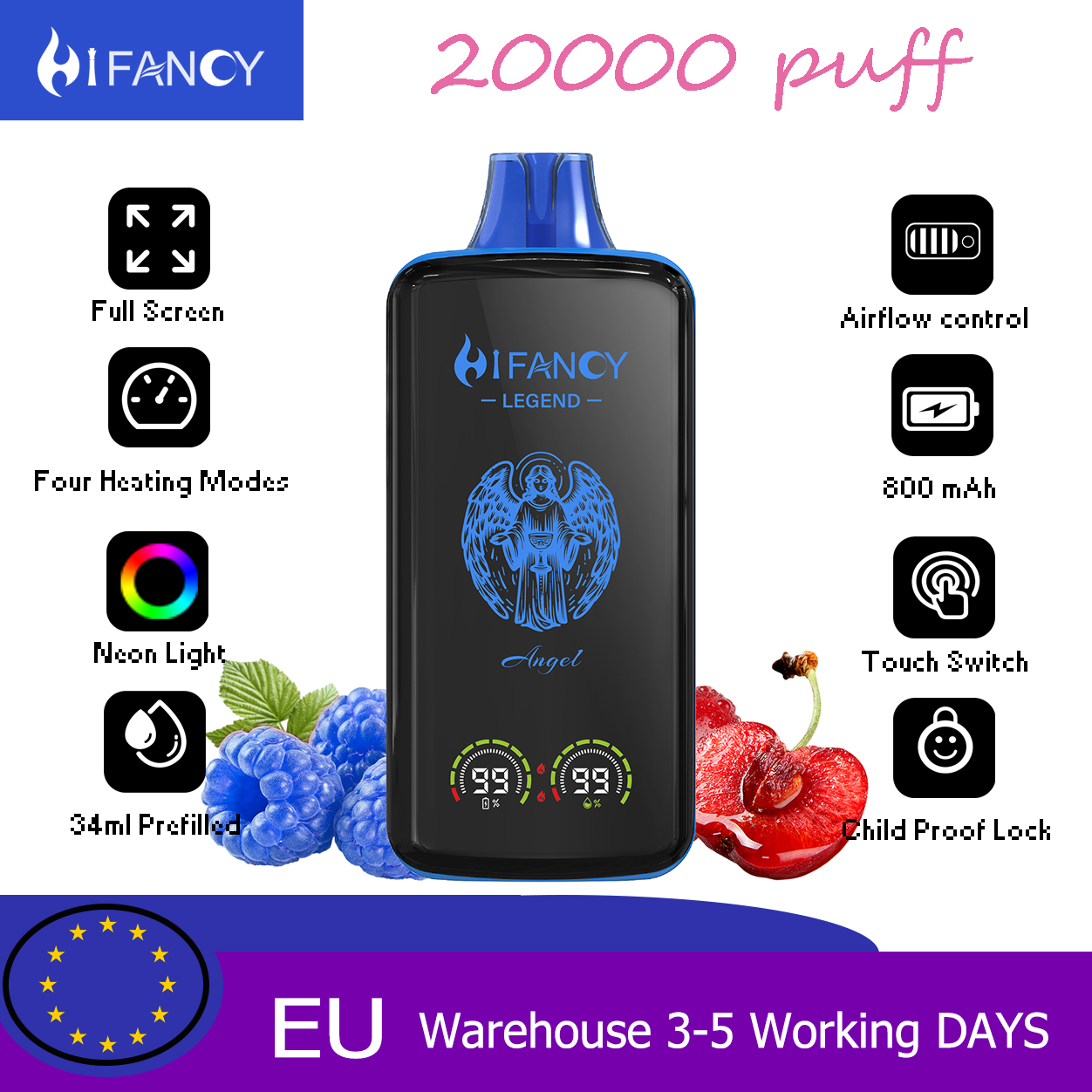 Disposable vape Hifancy Legend 20000