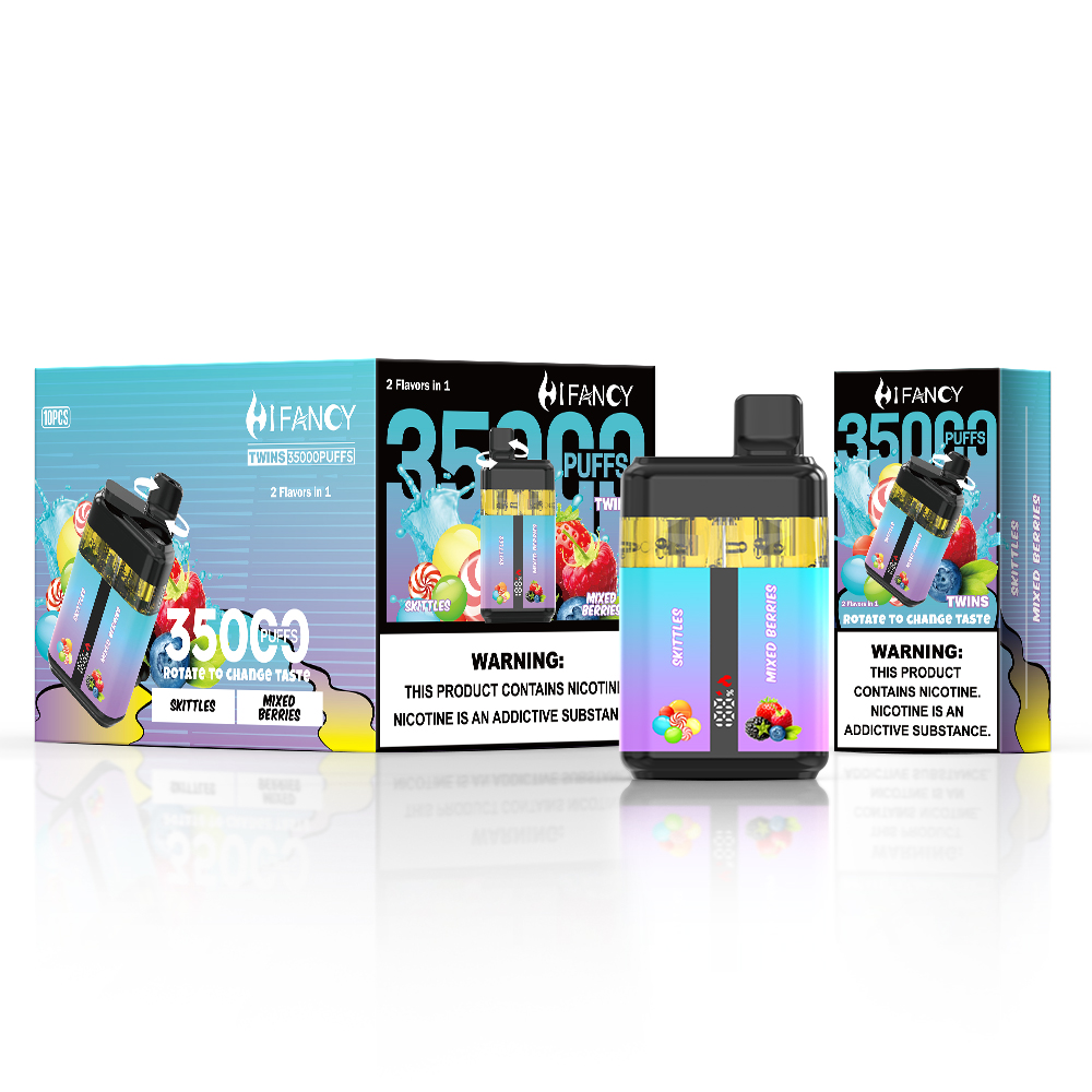 Disposable vape Hifancy Twins 35000 Skittles & Mixed Berries