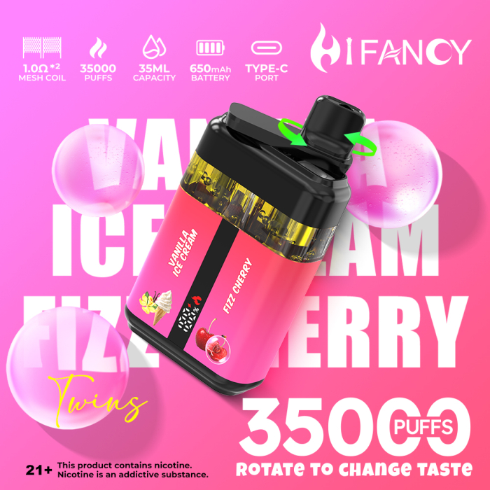 HiFancy Twins 35000 Disposable Vape - Image 2
