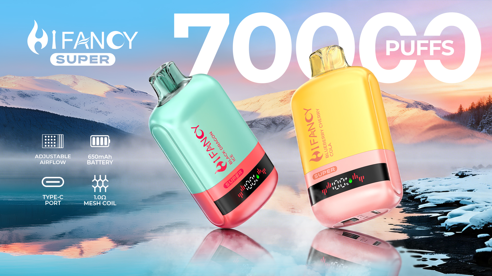 Disposable vape Hifancy Super 70000