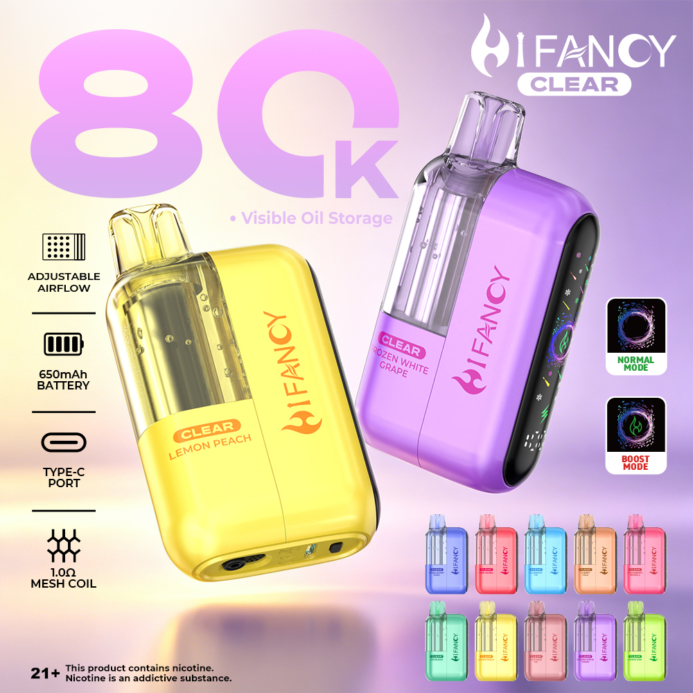 disposable vape Hifancy Clear 80K